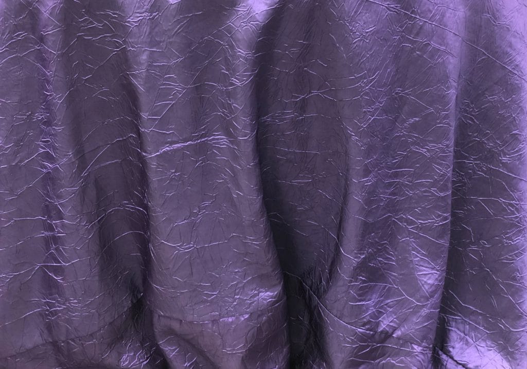 Crushed Taffeta - Eggplant Purple