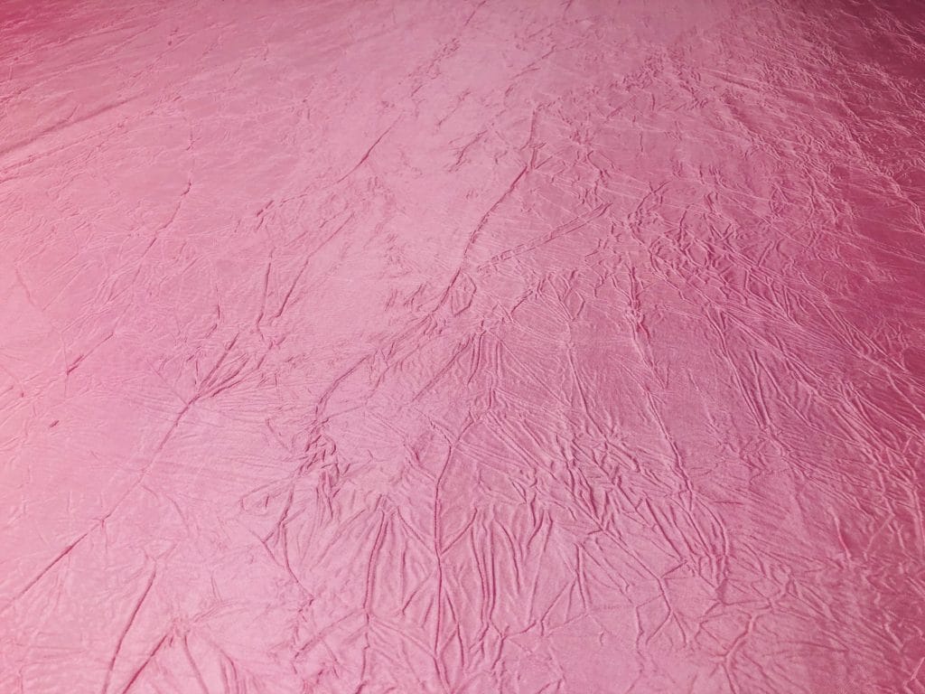 Crushed Taffeta - Baby Pink